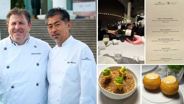 Chef Olivier Bellin and Chef Ryuki Kawasaki